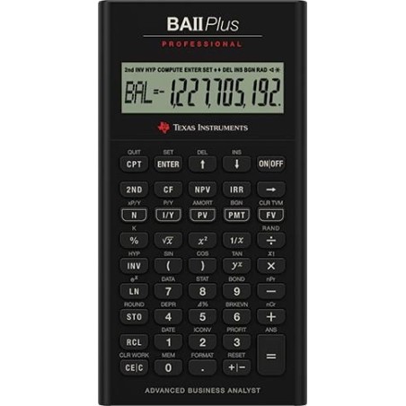 Texas Instruments Ba-Ii Plus Calculator Pocket